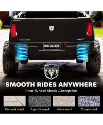 12V Licensed Dodge RAM 3500 Kids Ride on Car with Dual Motors