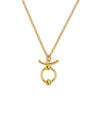 Give Me a Sign Zodiac Name Necklace - Gold Vermeil