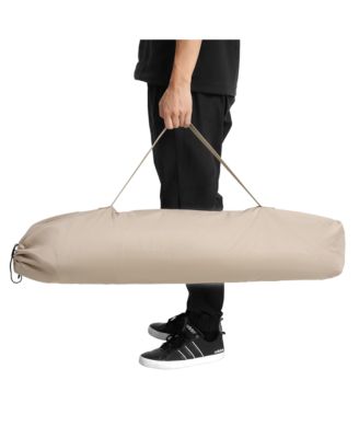 Hammock Camping Chair, Folding Portable Rocking Chair, Aluminum Alloy Adjustable Back Swinging Chair with Pillow Cup Holder, Recliner