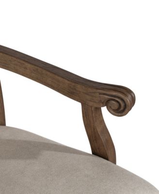 Alverton 38" Wood Arm Chair