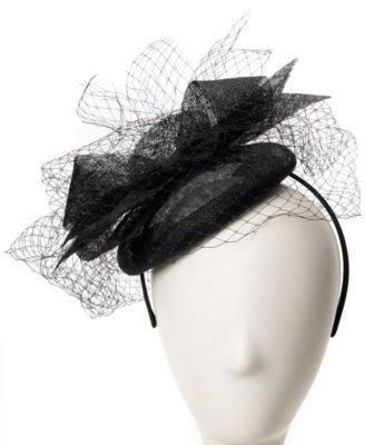 Sinamay Bow Net Fascinator Hat
