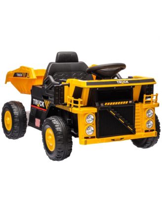12V Kids Ride On Dump Truck with Electric Dump Bed