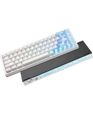 AL65 Wireless Mechanical Keyboard Full Aluminum CNC,Support QMK/VIA Software Gasket Structure,60% Hot Swappable with RGB Backlit BT/2.4G/USB-C