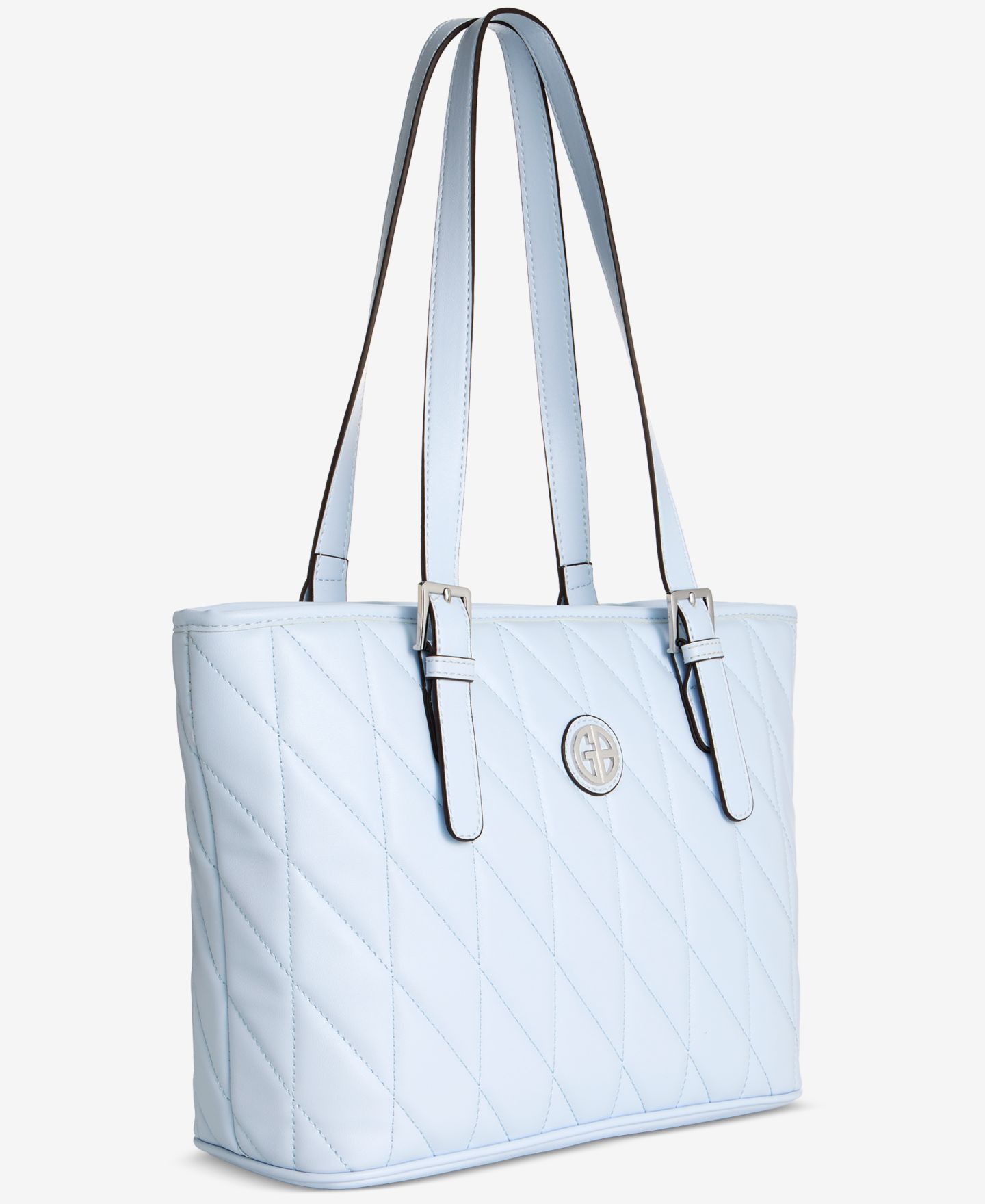 Женские сумки Giani Bernini Tilted Quilt Tulip Tote, цвет: Ancient Water — фото 2