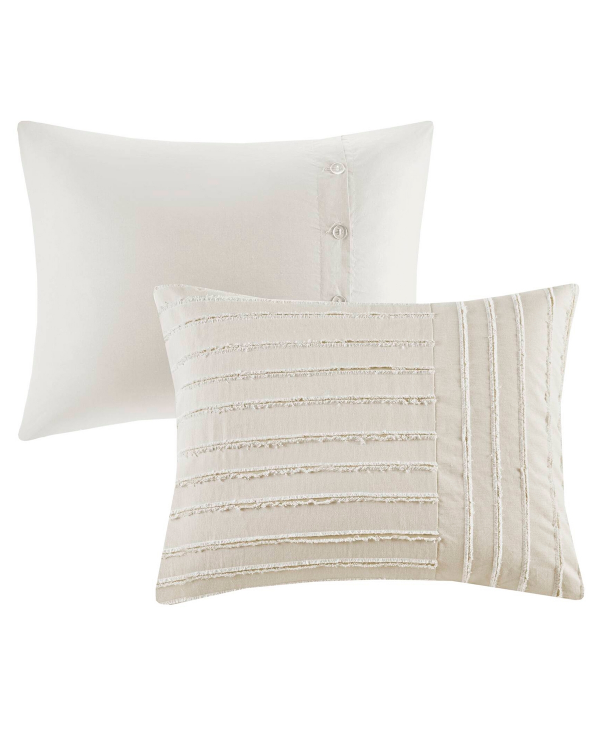 Madison Park Signature Essence Oversized Cotton Clipped Jacquard -Pc. Comforter Set