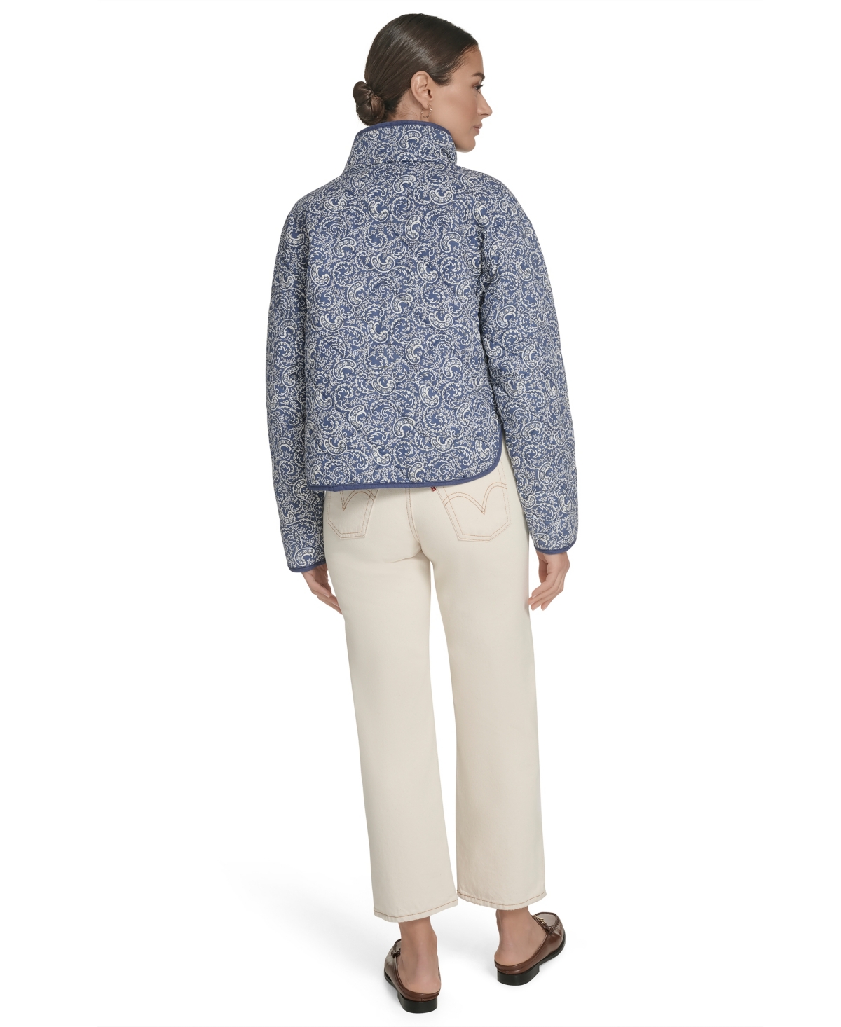 Levi's Women's Quilted Short Liner Zipper Jacket