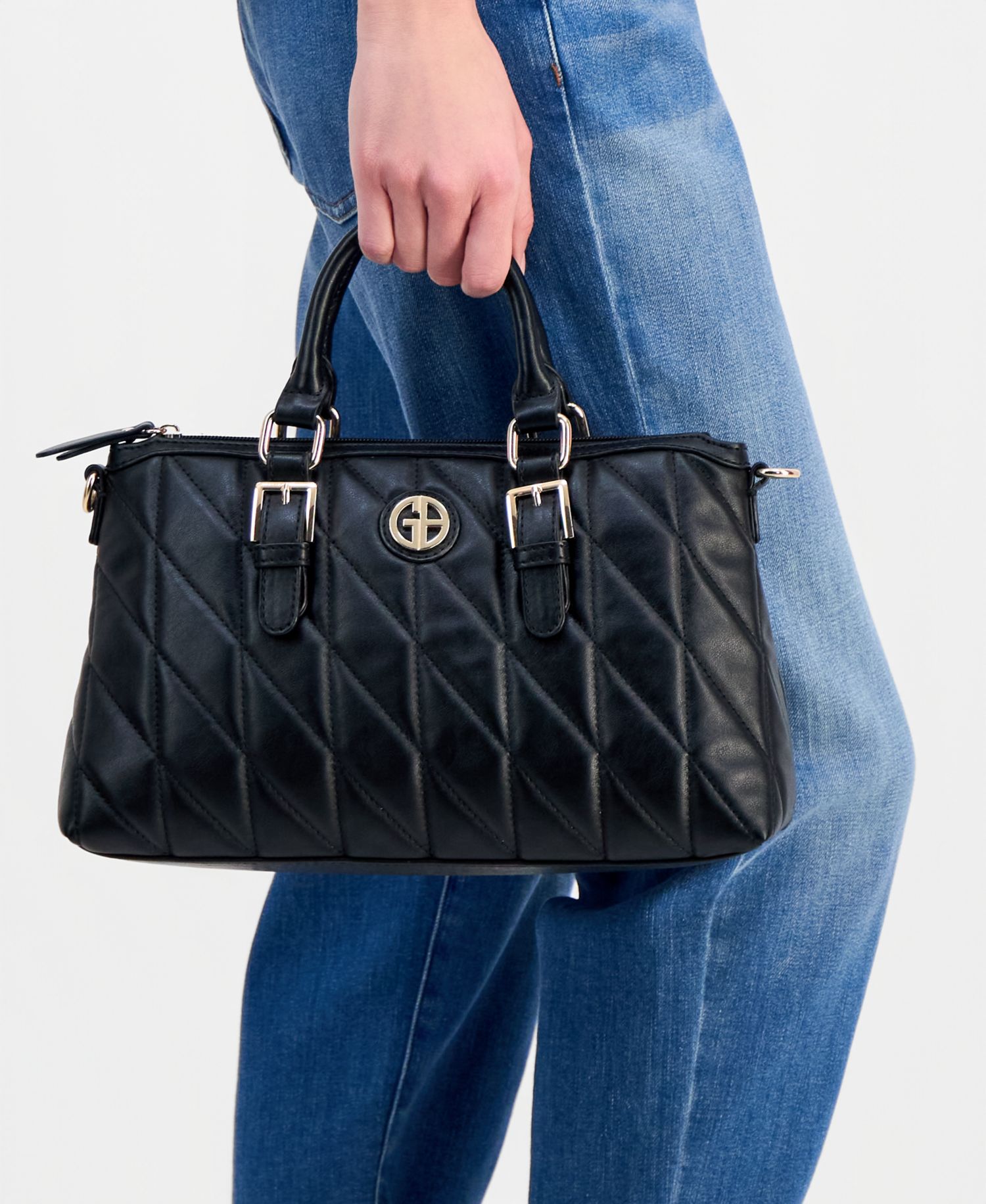 Tilted Quilt E/W Satchel, Exclusivey at Macy's