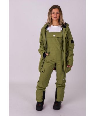 Women's Yeh Girl Bib Pant - Khaki