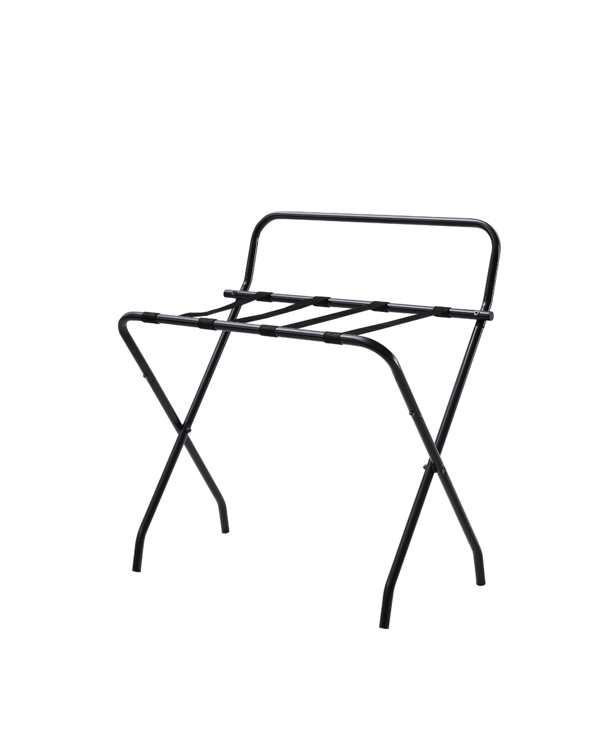 Kings Brand Furniture Folding Luggage Rack with Nylon Straps
