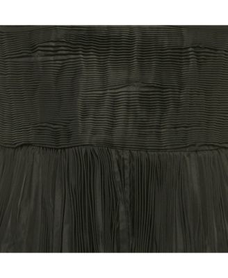 Women's Pre-Owned D&g Black Silk Blend Strapless Mini Dress