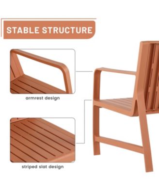 3 Piece Modern Outdoor Patio Sectional Conversation Set with Square Coffee Table Waterproof Thick Cushions for Porch Balcony