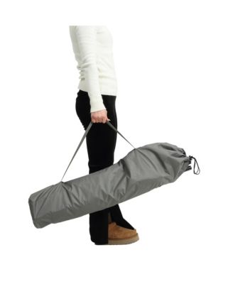 Hammock Camping Chair, Folding Portable Rocking Chair, Aluminum Alloy Adjustable Back Swinging Chair with Pillow Cup Holder, Recliner