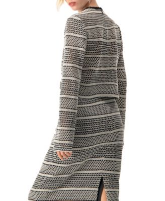 Women's Long Sleeve Knit Crop Top