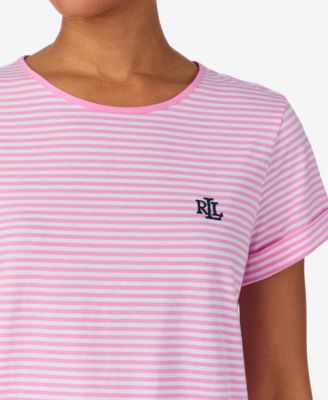 Women's 2-Piece Short-Sleeve Crewneck Top and Shorts Pajama Set