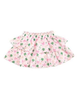 Toddler Girls Ditsy Shamrock St. Patrick's Day Skort