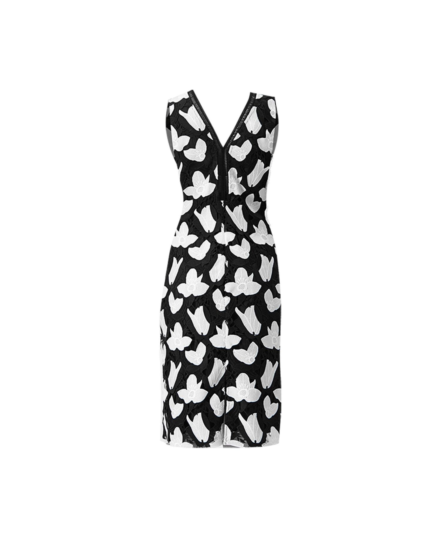 Women's Floral Embroidered Sheath Dress