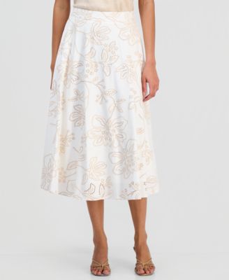 Women's Cotton Pull-On Skirt