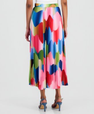 Women's Pleated Midi Skirt