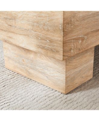 Light Wood Texture Coffee Table - 43.3"x21.6"x17.2"