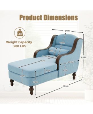 Oversized Chaise Lounge Indoor Sofa Bed