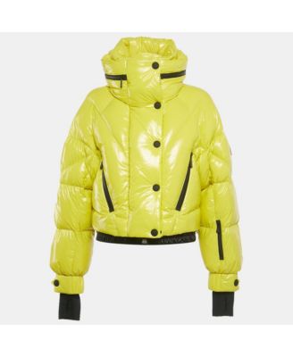 Women's Grenoble Yellow Nylon Down Ski Jacket