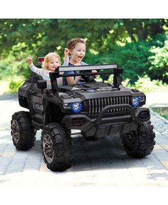 12V Kids Ride On Police Truck with Remote Control