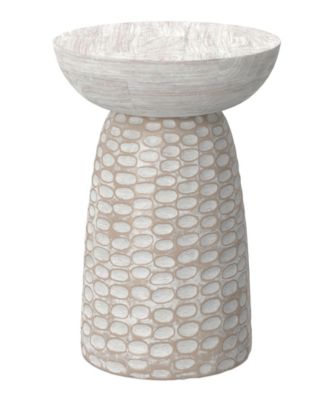 Boyd 13" Mango Wood Solid Accent Table