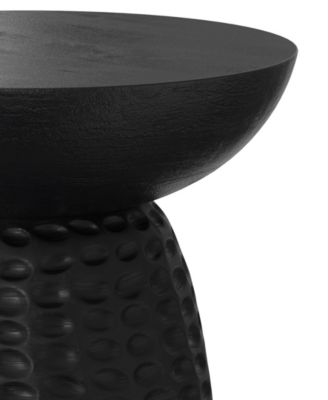 Boyd 16" Mango Wood Solid Tall Accent Table