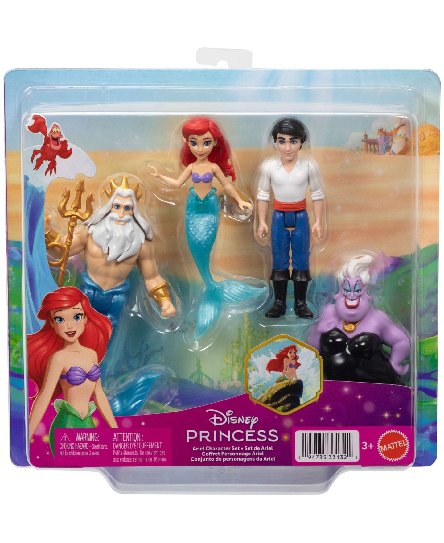 Детские куклы Disney Princess Ariel Character Set — фото 6