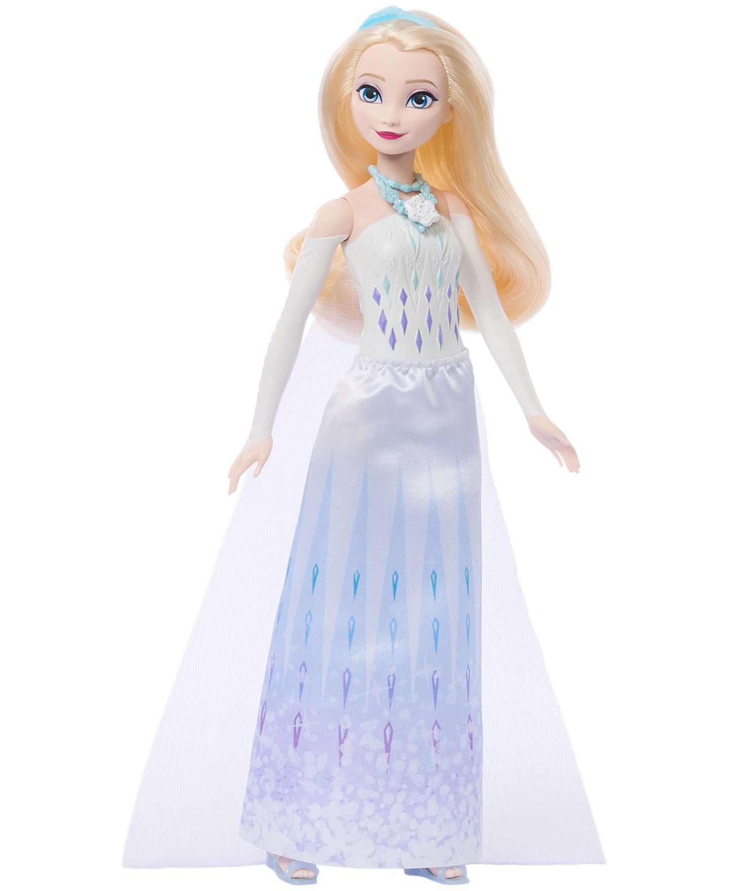 Детская кукла Disney Princess Elsa Jewel Reveal Surprise Fashion Doll, Ages 3+ — фото 4