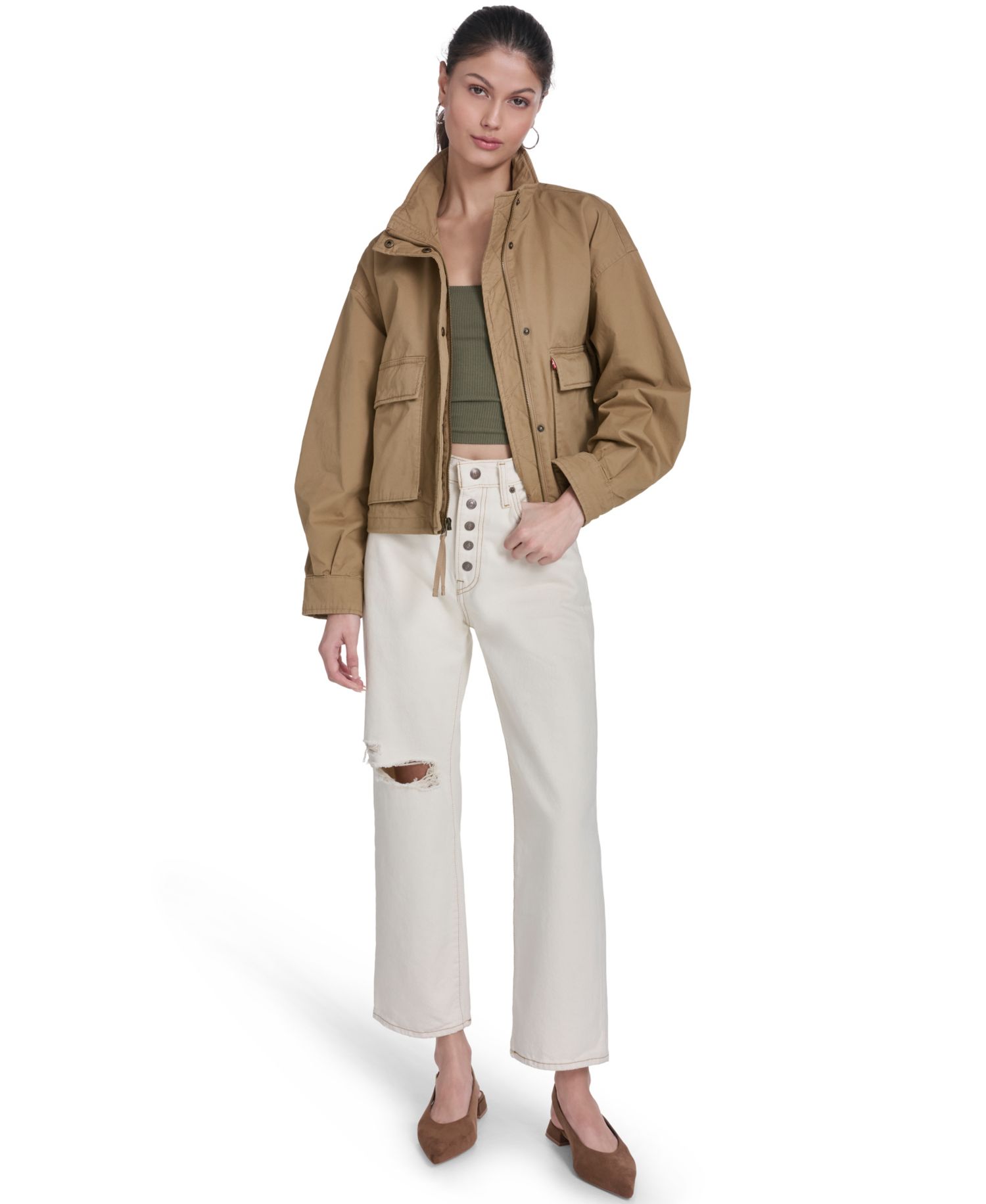 Women's Cropped Surplus Jacket