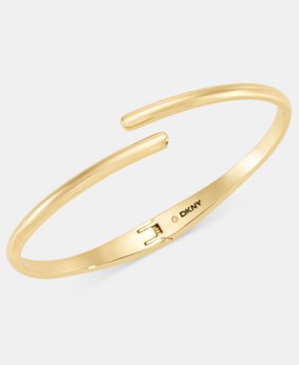 Thin Bypass Open Bangle Bracelet