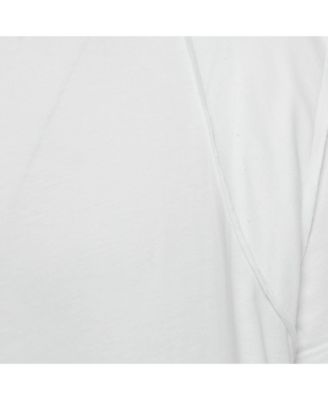 Men's White Jersey Crewneck T-Shirt