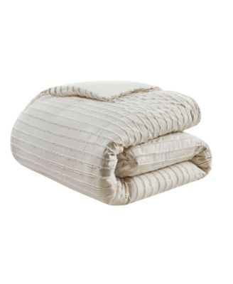 Essence Oversized Cotton Clipped Jacquard 8-Pc. Comforter Set, Queen