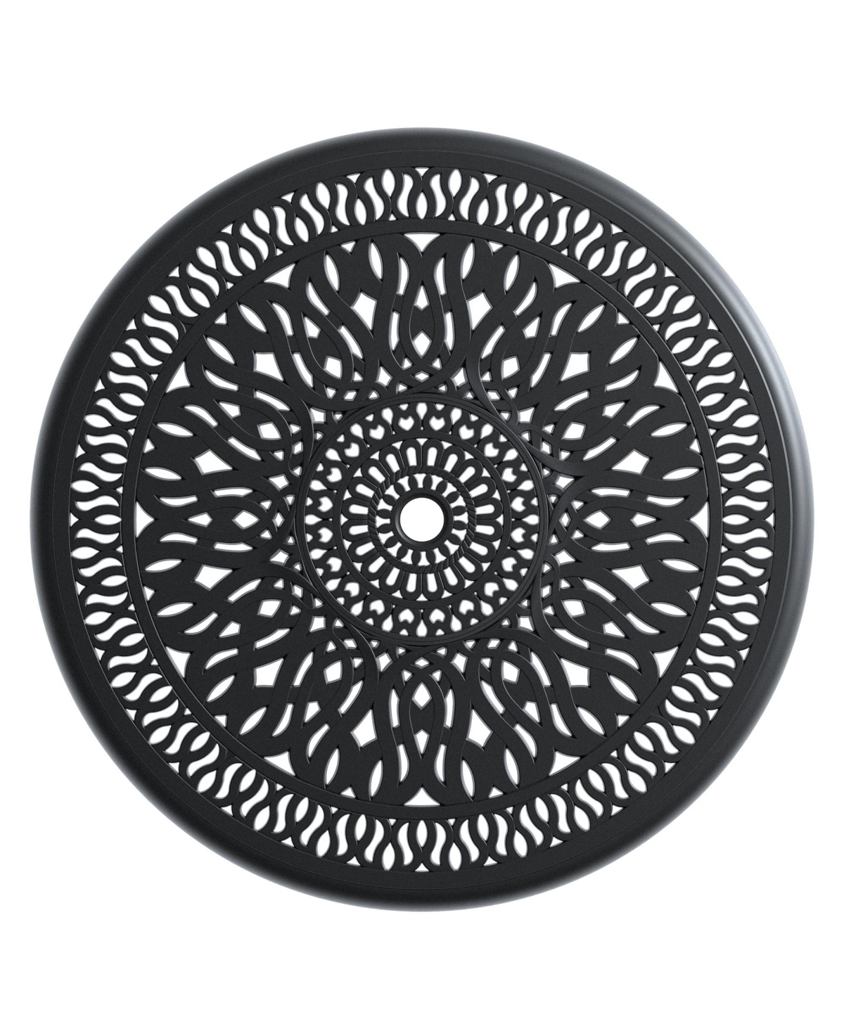 Flynama 5-Piece Set Of Cast Aluminum Patio Furniture With Cushions