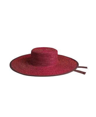Women's The Lolo Wide-brim Jute Boater Hat