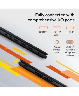 Vivobook 16 OLED 16" WUXGA Laptop, AMD Ryzen 7 7730U 2.0GHz, 16GB RAM, 512GB SSD, Windows 11 Home, Indie Black