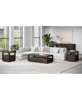 Tivie 3-Pc. Wood Modern Coffee and End Table Set