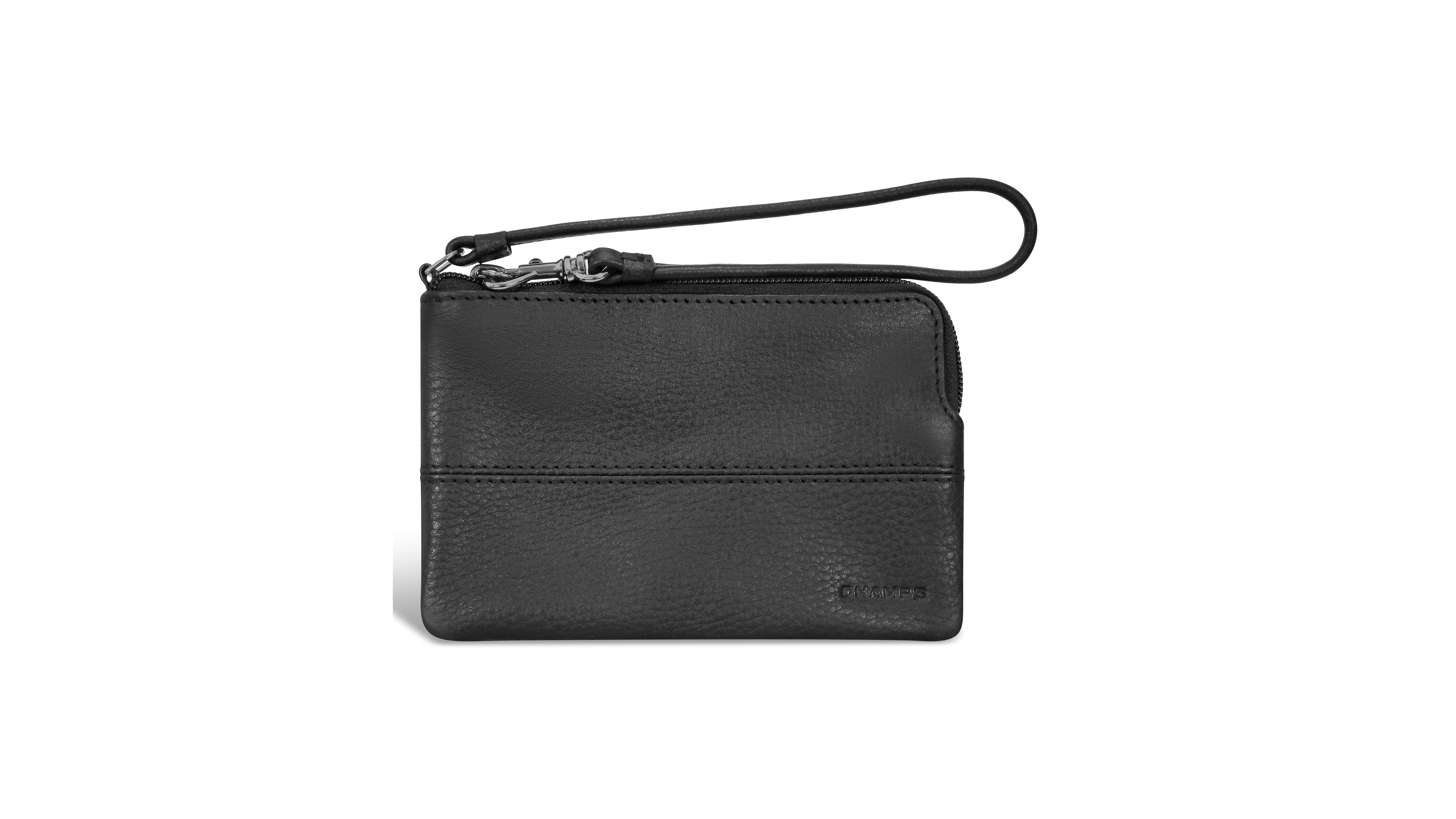 Champs Onyx Collection 6" Leather Wristlet
