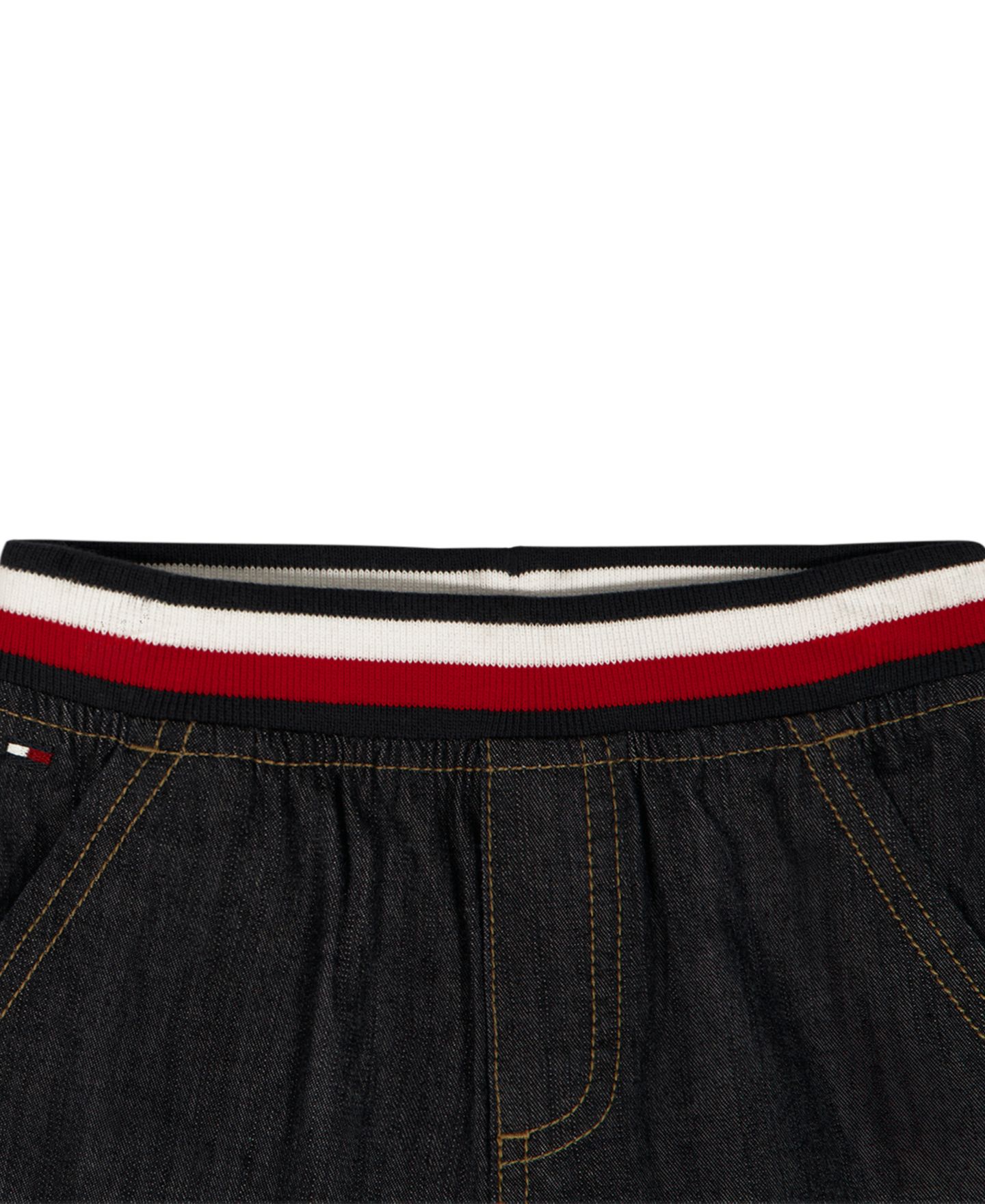 Комплект для мальчика Tommy Hilfiger: футболка-поло и шорты в рубчик, 2 предмета, цвет: Белый / Синий — фото 6