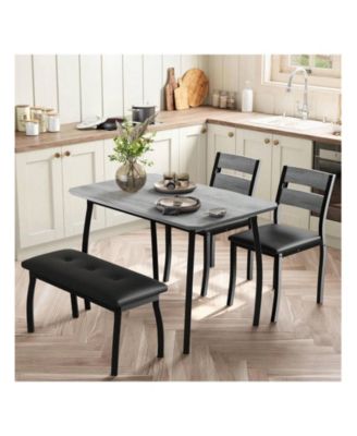 Kitchen Table Home Dining Table Set For 4 Wooden Kitchen Table for Dining Room, Home Office, Living Room