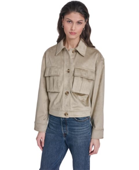 Женские куртки Levi's Women's Laydown Collar Front-Button Jacket