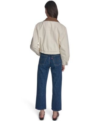 Women's Zip-Front Laydown Collar Coat