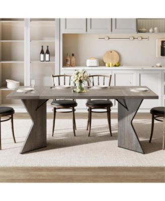 Kitchen Table 71 Inch Rectangular Kitchen Table Dining