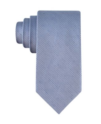 Men's Textured Solid Silk & Linen Blend Tie