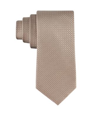 Men's Grid Pattern Silk Tie