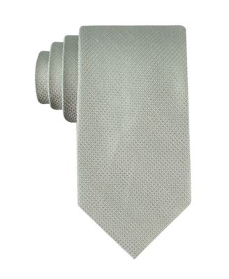 Men's Textured Solid Silk & Linen Blend Tie