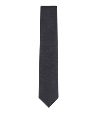 Men's Textured Solid Silk & Linen Blend Tie