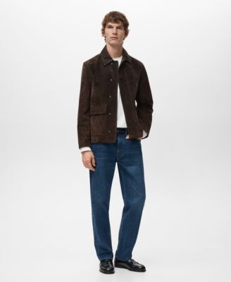 Men's Suede Leather Jacket