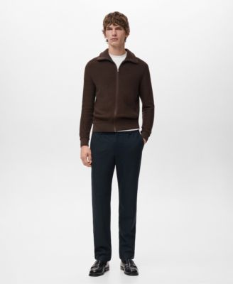 Men's Slim-Fit Flannel Pants